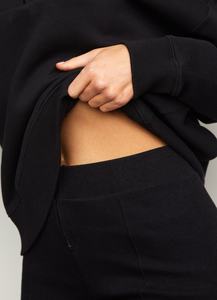 เสื้อสเวตเชิ้ตมีซิปสำหรับผู้หญิงสำหรับออกกำลังกายฟิตเนสผ้าฝ้าย1/4แบบกำหนดเอง - Product Image 5