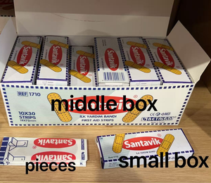 Santa vik OEM Drei-Loch-Pflaster Atmungsaktiver Erste-Hilfe-Verband <span class=keywords><strong>Sport</strong></span> band Belüftung Plain Fabric Adhesive <span class=keywords><strong>Plaster</strong></span> - Product Image 3