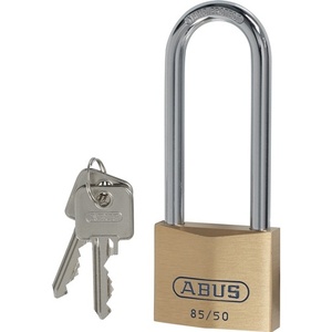 Cerradura de cilindro para bicicleta ABUS 85/50HB80 con cuerpo de latón de 50 mm, llaves diferentes - Product Image 1