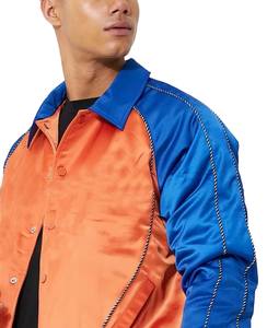 Nuevas chaquetas de bombardero para hombres Moda personalizada Último diseño 2024 Chaquetas de bombardero de invierno para hombres a precio al por mayor Servicio OEM - Product Image 4