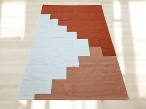 Tapis en laine tissé à la main Tapis Kilim accrocheur pour salon chambre salle à manger - Product Image 4