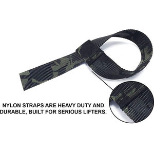 Lifting <b>Wrist</b> Straps Weightlifting Padded Cotton Supportive Lifting Straps Men Women <b>Power</b> Workouts Deadlifts Hard Pull - Product Image 3