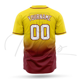 Maillots de baseball personnalisés pour femmes, respirants, à manches courtes, vente en gros, maillots d'équipe vierges imprimés numériquement, OEM - Product Image 6