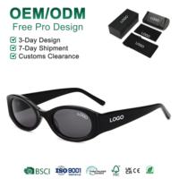 Lunettes de soleil ovales Mellume rétro vintage, monture en acétate premium, verres CR39 UV400, plusieurs couleurs, lunettes élégantes pour hommes et femmes