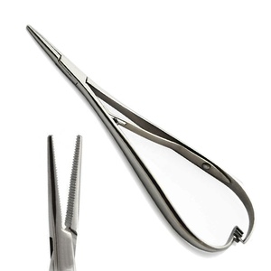 Mathieu-Pince de placement élastique pour ligature, anneau de ligature, attache, pince orthodontique, pointe fine et étroite, 14cm - Product Image 1