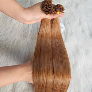 Extensiones de Cabello Virgen Vietnamita Remy GUGU HAIR DD, Liso Extremo, Doble Trama a Máquina, Todos los Colores, 100% Cabello Humano para Mujer - Product Image 1