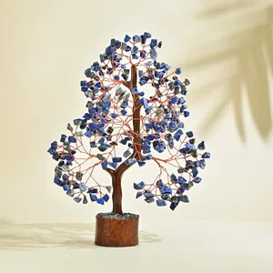 Gran oferta de la mejor calidad, árbol de cristal Natural, amatista, cristal, bonsái, árbol, cuentas de vida, piedras preciosas, Base de cuarzo rosa, forma de Navidad - Product Image 5