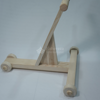Marchette à pousser et à tirer en bois durable pour les tout-petits Jouets à cycle et à traction robustes