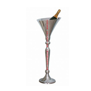 Soporte de cubo de hielo de vino grande de plata de lujo hecho a mano más vendido y de alta calidad hecho en La India - Product Image 6