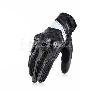 Gants de moto légers en cuir véritable Nouvelle arrivée Prix raisonnables Gants de moto de longueur régulière - Product Image 5