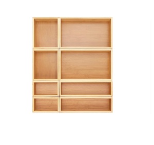 WOOD Luxury Mangowood <b>Storage</b> Box, Bin Set - Multi-Use Drawer Organizer <b>for</b> Kitchen, Bathroom, <b>Makeup</b>, Jewelry 8 Box - Product Image 1