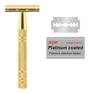 पुरुषों और महिलाओं की सुरक्षा के लिए रेजर पूरे धातु क्लासिक डबल एज रेजर और पुरुषों की सुरक्षा - Product Image 6