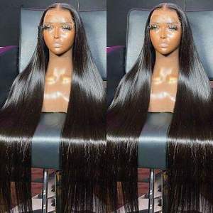 Vente en gros de cheveux humains vierges vietnamiens à 100%, lace front, lisses, raides, orange, brillants, extensions, fournisseur de perruques pour femmes - Product Image 2