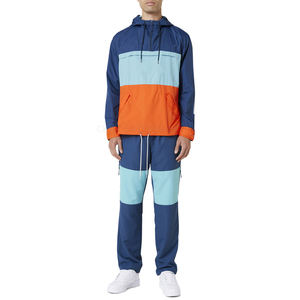 Chaqueta cortavientos deportiva para correr para hombre, ligera y personalizada, nueva primavera, utilidad al aire libre, ropa de pista con capucha, conjunto del fabricante - Product Image 4