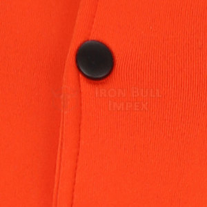 Chaqueta Letterman personalizada de la mejor calidad para hombre para Otoño Invierno de secado rápido con cuello levantado Logo frontal recubierto 100% Material de algodón - Product Image 5