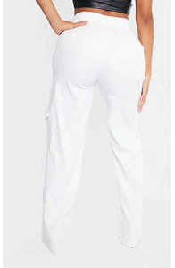 2024 primavera Seersucker Pantalones rectos de cintura alta Jogger de lana británico ropa informal pantalón Casual hombres - Product Image 6