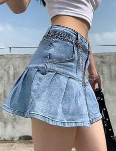 Minifalda de Mujer Estilo Y2K, Sexy y Linda, Diseño Vintage con Pliegues, Dobladillo con Volantes, para Fiestas de Invierno, Casual, Ajustada, Tipo Cargo - Product Image 6