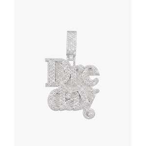 Dre Day จี้ประดับเพชรโมอิสกลมสีทอง14K แบบสั่งทำและมีสเน่ห์ออกแบบได้ตามต้องการใช้ได้ทั้งชายและหญิง - Product Image 1