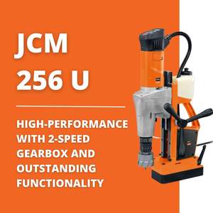 Perceuse magnétique 1300W avec réservoir de liquide de refroidissement intégré, fraise HSS de 1-3/4 pouces, perceuses à percussion hydrauliques, double moteur de perçage, perçage de métaux - Product Image 5