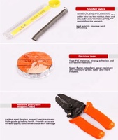 Juego de 35 Herramientas Manuales Combinadas, Juego de Herramientas Manuales para el Hogar, Kit de Reparación para Electricistas OEM