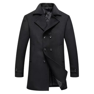 Vente en gros Offre Spéciale tout nouveau manteau de laine russe soviétique noir long historique 1800e manteaux pour hommes - Product Image 5