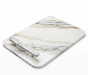 Tabla de Cortar de Mármol y Resina de Lujo para Cocina, Tabla de Cortar de Resina de Piedra Natural de Primera Calidad para Cocinar - Product Image 2