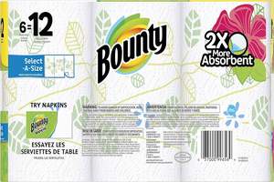 Bounty Select-a-Size 12-Count Toallas de papel desechables de 3 capas - Product Image 3