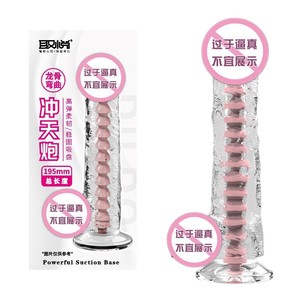 Dildo Transparente de Cristal con Ventosa - Juguete Realista para el Placer Adulto - Product Image 4
