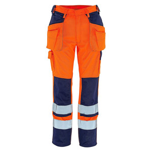 Hombres de trabajo de carga de múltiples bolsillos de seguridad Hi Vis Heavy Duty construcción de carga pantalón - Product Image 4
