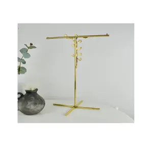 Brass Jewellery Display Stand Multipurpose Metal Tree jewelry holder brass base for customized size hot sale