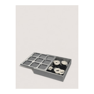 Juego de Mesa Moderinna con Tapa Deslizante, en Caja Decorativa, Resistente, con Diseño de Carbono Impact X-O-X, para Fiestas - Product Image 3