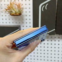 Smartphone pliable Z Flip7 bleu 12 Go + 512 Go 5G LTE/CDMA Octa Core Android 14 Simple SIM + eSIM NFC Reconnaissance d'empreintes digitales Anglais