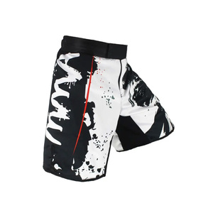 Newly Designed Customized 2024 MESS SPORTS Digital Print 100% <b>Polyester</b> <b>Shorts</b> Hot Selling Comfortable Professional Fighting - Product Image 5