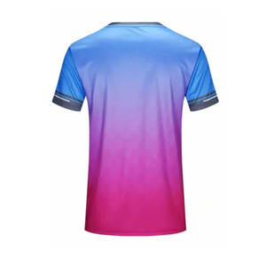 Maillot de football unisexe adulte 100% polyester personnalisable léger respirant séchage rapide manches courtes vêtements de sport d'entraînement en plein air - Product Image 3