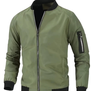 Chaqueta Bomber para Hombre de Alta Calidad Hecha a Medida, Talla Grande, Tela de Lona para Invierno con Logotipo de Alta Visibilidad, Precio al por Mayor - Product Image 1