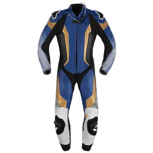 Traje de Carreras de Motociclismo Personalizado al por Mayor, Impermeable, Transpirable y Cortavientos, Último Modelo, Trajes de Carreras de Cuero Vacuno Genuino - Product Image 4