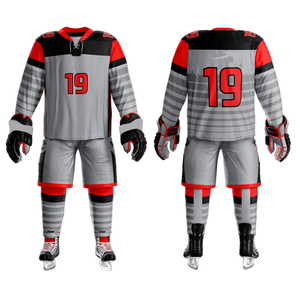 Vente à chaud de vêtements pour hommes uniforme de hockey sur glace avec logo personnalisé uniforme de hockey sur glace pour hommes à bas prix OEM respirant - Product Image 6