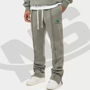 Vente en gros de survêtements pour hommes à quantité minimale de commande basse Ensemble de jogging en deux pièces avec logo personnalisé Vêtements de sport décontractés Vêtements de plein air - Product Image 2