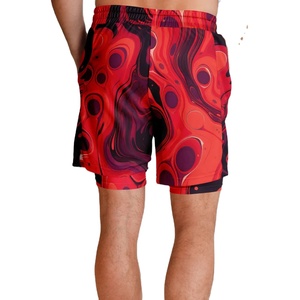 Custom Team <b>Men's</b> Eco-Friendly Worsted Fabric Mid <b>Elastic</b> <b>Waist</b> Breathable Performance <b>Shorts</b> Heat-Transfer Printed Design for - Product Image 6