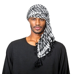 keffiyeh <b>scarves</b> - 2026 Keffiyeh Arab Head <b>Scarf</b> for Men Sheikh Muslim Turban Saudi Dubai Headwear - Product Image 1
