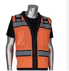 Chaqueta de seguridad de alta visibilidad para hombre, chaleco de tráfico de construcción reflectante cómodo para motocicletas, ropa de trabajo - Product Image 6