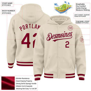 Hooded <b>Varsity</b> <b>Jacket</b> <b>Men</b> High School Letterman <b>Bomber</b> Style Hoodie Baseball <b>Jackets</b> for <b>Men</b> - Product Image 6