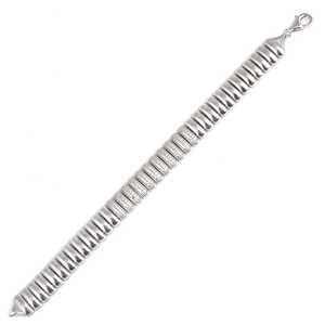 Bracelet en argent sterling 925 modèle Fusion avec pierres et cristaux - Product Image 2