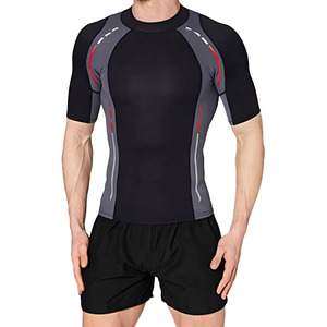 Chemise de sport pour femme à manches courtes, protection solaire UPF 50+, séchage rapide, respirante, légère, en néoprène, pour la gym, la randonnée, le surf, la remise en forme - Product Image 3