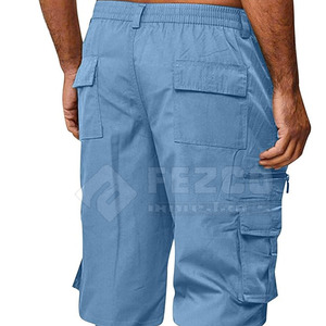 New Arrival Private Label Men's Casual Cotton <b>Cargo</b> Shorts Elastic Waist High Quality Breathable Quick Dry OEM Service Wholesale - Product Image 2