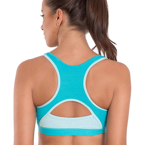 Latest Style <b>Ladies</b> <b>Sports</b> <b>Bras</b> in Polyester Spandex Fabric Stretchable Custom Design With Custom Logo Printed - Product Image 2
