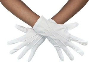 MOQ bajo Fácil de usar Lavable Logotipo bordado Guantes masónicos Orden a granel Varios rangos de colores Personalizar tamaños Guantes - Product Image 4