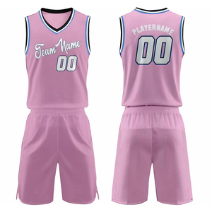Uniforme de basketball respirant en polyester, grande taille, couleur personnalisée, séchage rapide, antibactérien, vente en gros - Product Image 1
