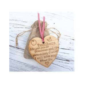 Ornamento de árbol de diseño elegante, adornos de madera en forma de corazón para San Valentín, fiesta, boda, Festival y evento - Product Image 3