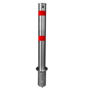 <b>Anchored</b> Stainless Traffic Barriers with Locked <b>Post</b> Design - Product Image 1